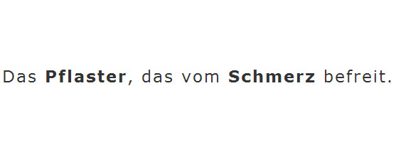 FLECTOR EP - Das Pflaster das vom Schmerz befreit.